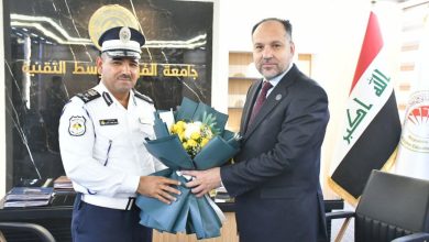 مدير-مرور-النجف-يزور-جامعة-الفرات-الأوسط-التقنية