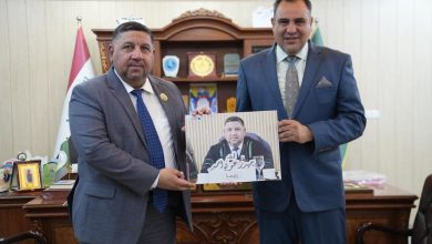 عميد-كلية-التربية-البدنية-وعلوم-الرياضة-جامعة-البصرة-رئيسا-لمناقشة-رسالة-ماجستير-في-جامعة-ميسان
