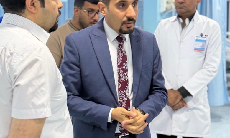 مدير-مستشفى-العراقي-الكويتي-في-جولة-ميدانية-لتعزيز-جودة-الخدمات-الصحية